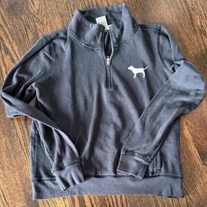 Pink quarter zip sweatshirt small